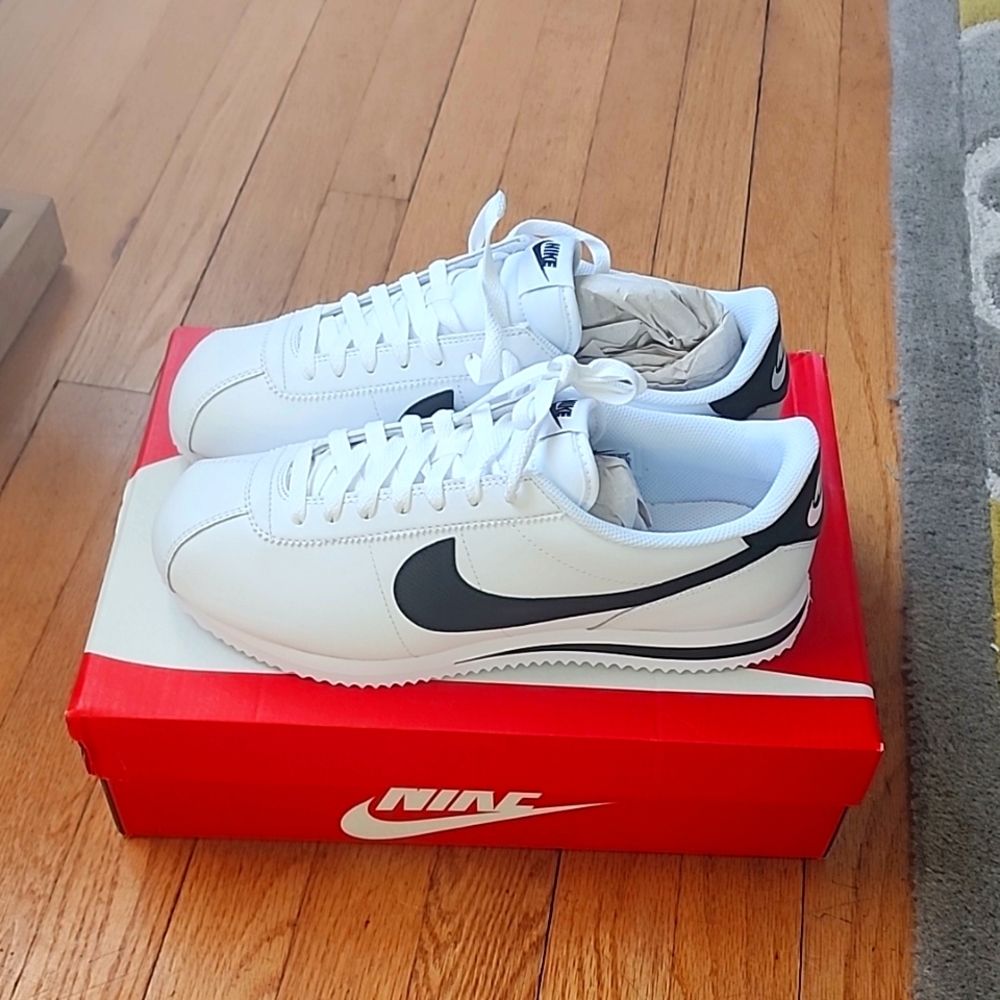  Wmns Cortez Leather 'White Black'